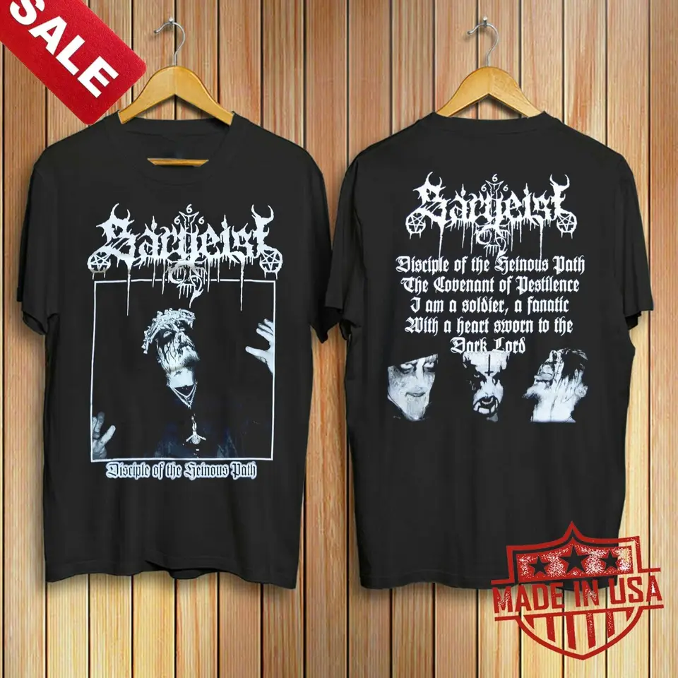 Sargeist učeníka ohavnej cesty 2 strany bavlnené unisex S-5xl tričko 1LU792