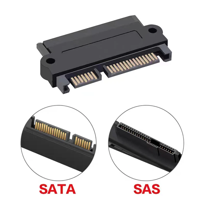 SAS SFF-8482 22-kolík do SATA 7PIN+15PIN CONNECTACT Adapter RAID CART pre základnú dosku SAS-kompatibilnú SAS THO