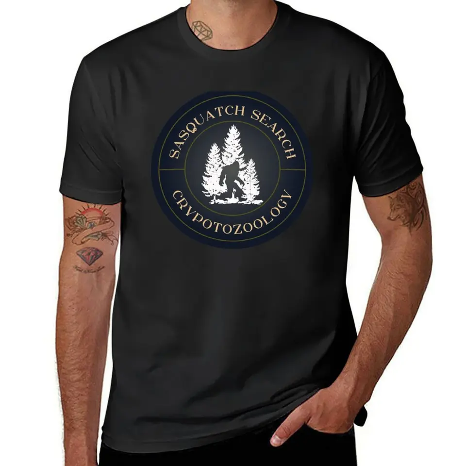Sasquatch Search kryptozoology Tričko Customs Design Your Own Plus Veľkosti estetické oblečenie pánske grafické tričká