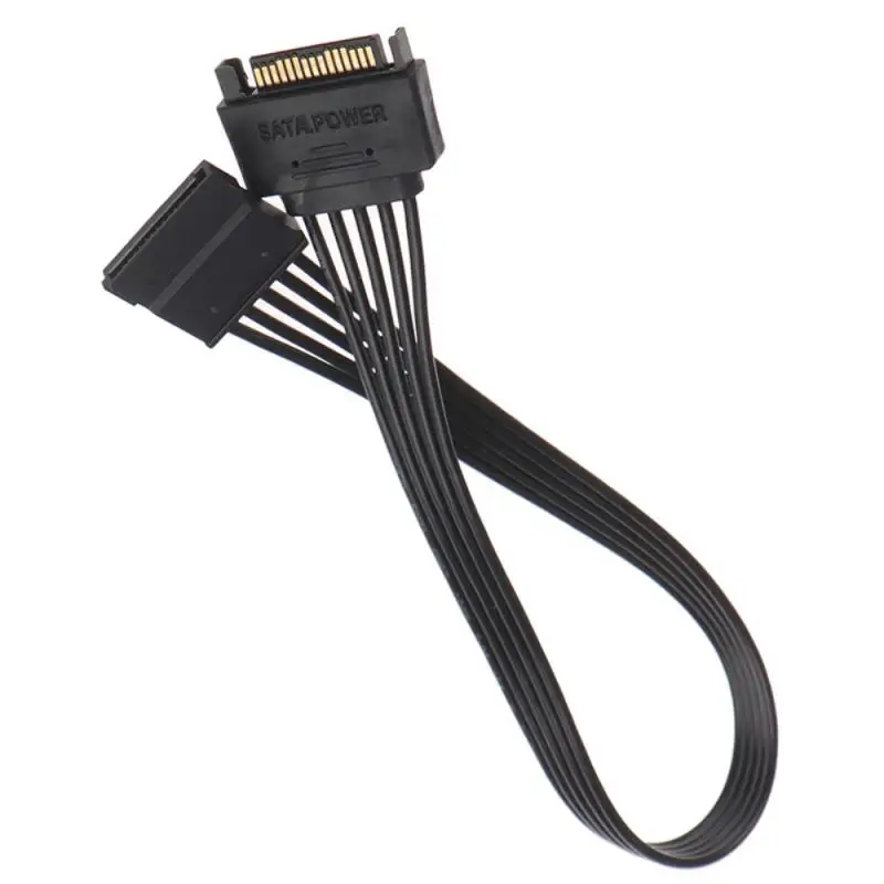 SATA 15PIN Muž do ženy 18awg ženský predlžovací kábel SATA 15PIN Muž do ženského predlžovacieho kábla