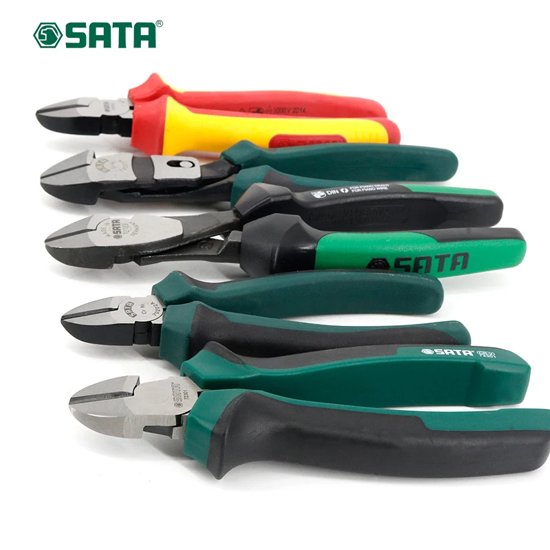 SATA 5-8 palcové kombinované kliešte s dlhým nosom Kliešte s dlhým nosom kliešte