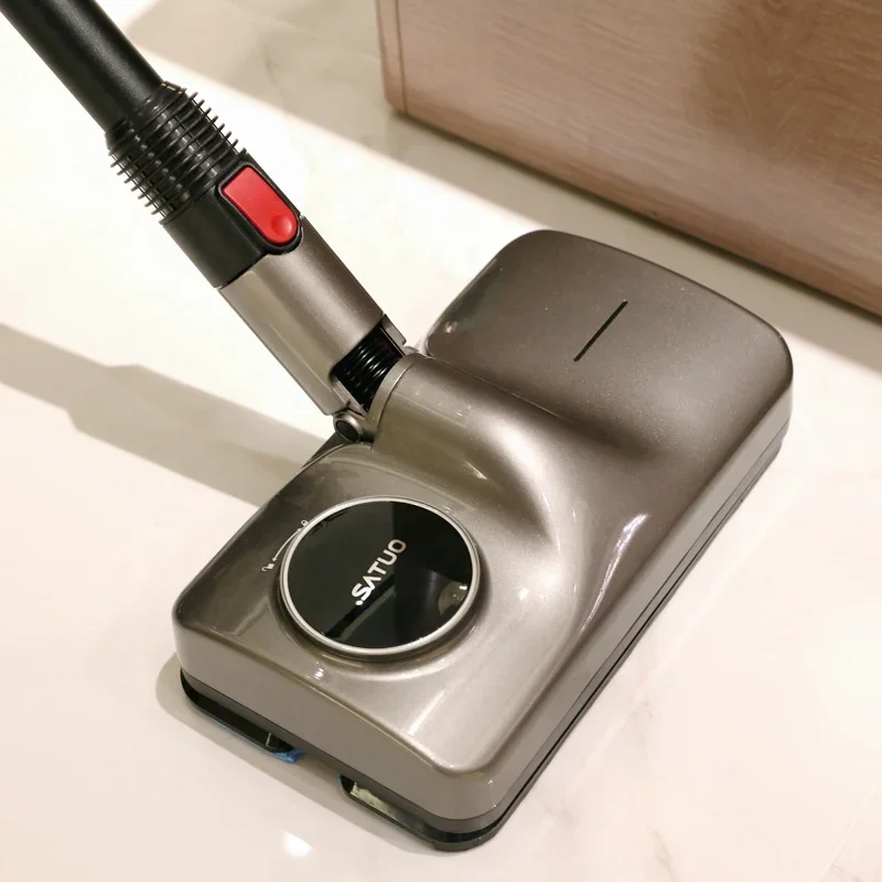 SATUOF6 RUCKELD ELEKTRICKÉ PARA PAREP MOP pre tvrdé drevo, laminát, dlaždice elektrické rotujúce mop v Indii