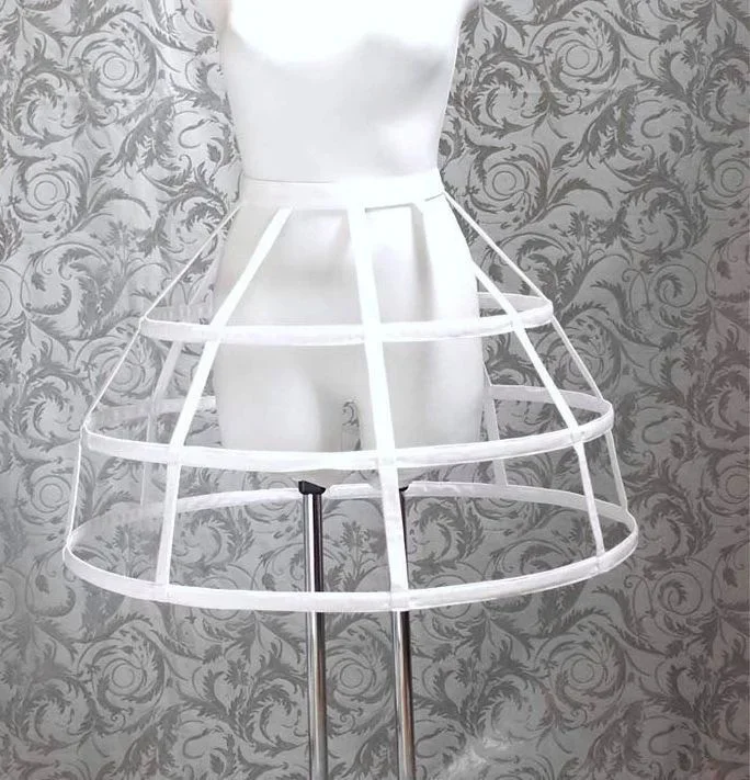 Saténové duté trojvrstvové vtáčie vtáky rybie kosť crinoline cosplay násilie lolita nová crinoline