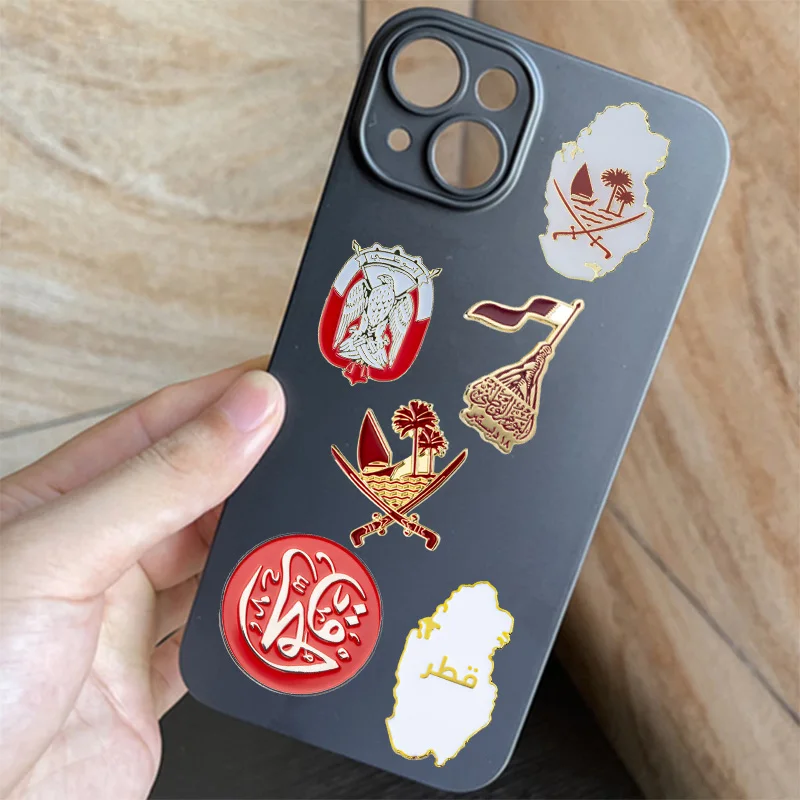 Saudská Arábia mobilná fotografia 3M nálepka odznak kovový špendlík broooches kolíky