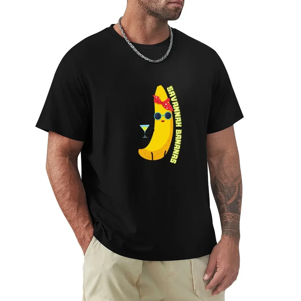 Savannah Bananas Club Tričko Customs Design Your Squime Anime Clothes Pánske veľké a vysoké tričká