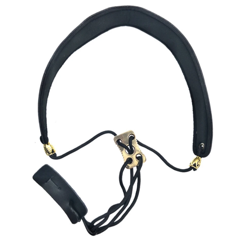 SAXOPHONOVÝ KREKOVÝ RAP Mladé čalúnený ramenný popruh pre alt tenor sopránový saxofónový hobojový klarinet nastaviteľná dĺžka 43-58 cm