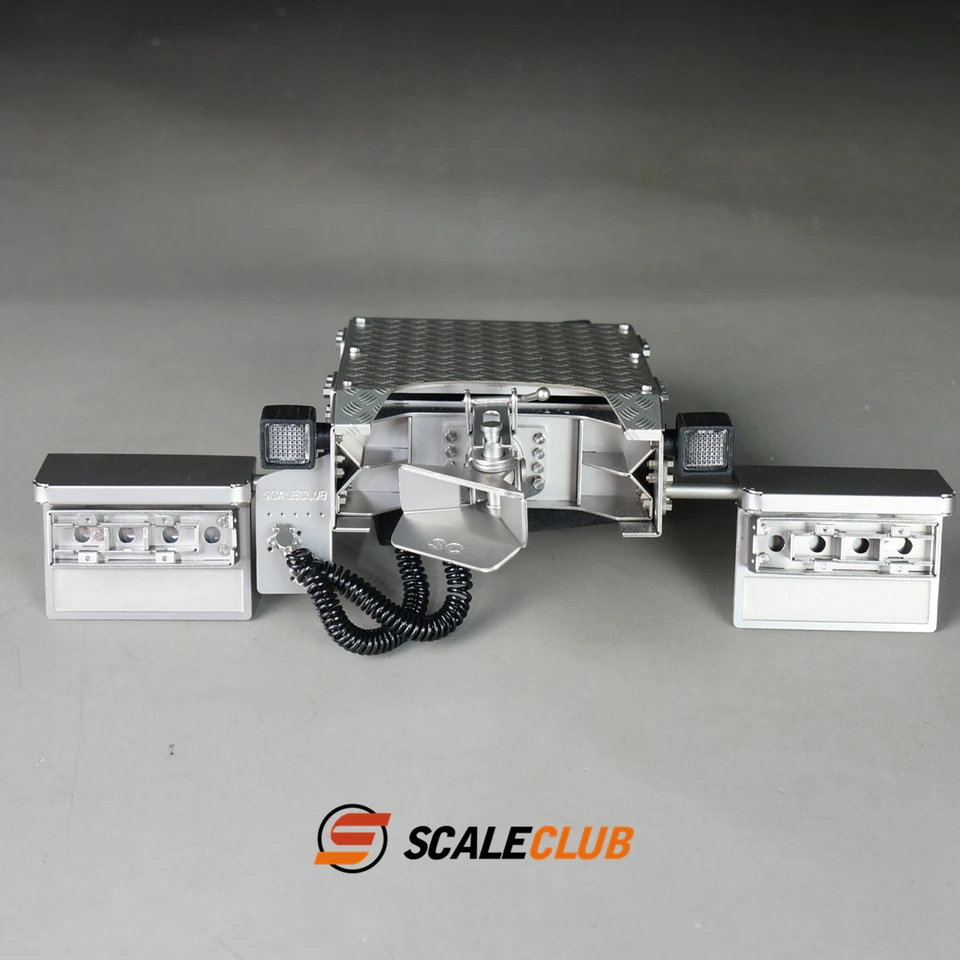 Scaleclub RC 1/14 Ťažký drag upgrade kovový chvost pre Tamiya Oka Lesu pre diely automobilov RC Truck Trailer