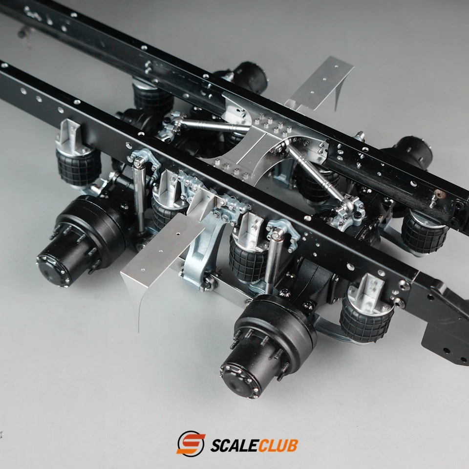 Scaleclub1/14 Truck Single Držiak 8 Zadný systém zavesenia airbagov Vhodný pre model Lesu Tamiya