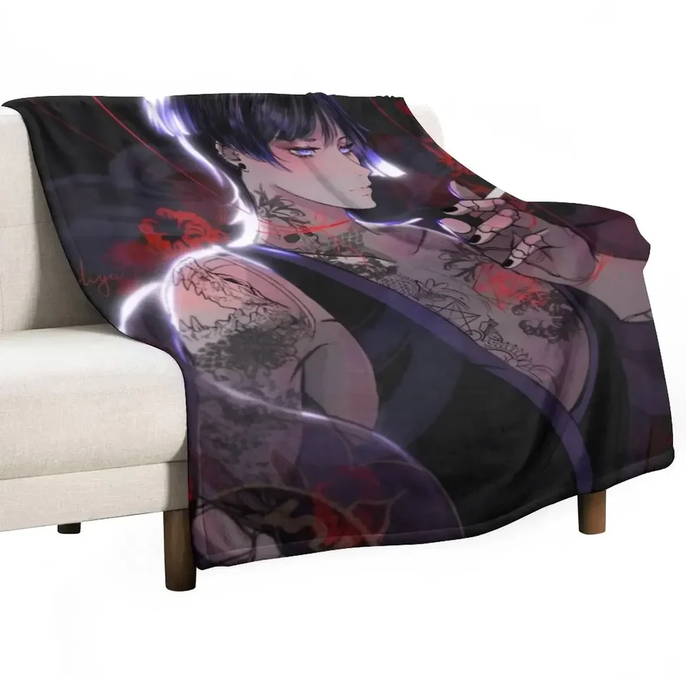Scaramouch Modern Hrow prikrývky Sofas dekorácie flanel látky Extra veľké prikrývky