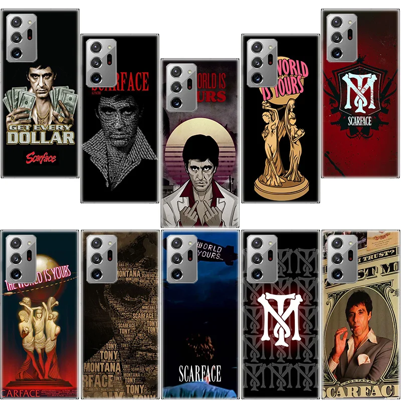 Scarface 1983 Film Al Pacino Movie Pase pre Samsung S24 S23 S22 Ultra S21 Plus Galaxy S20 Fe S10 Lite S10E S9 S9 S8 S6 EDG