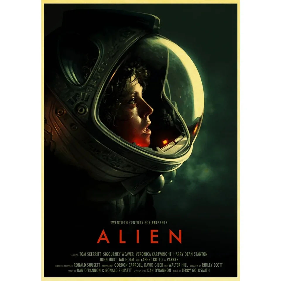 Sci-fi film mimozemský plagát Home Metal Decoration Wall, Domáca izba Darček dekorácie retro plagáty na stenu dekorácie