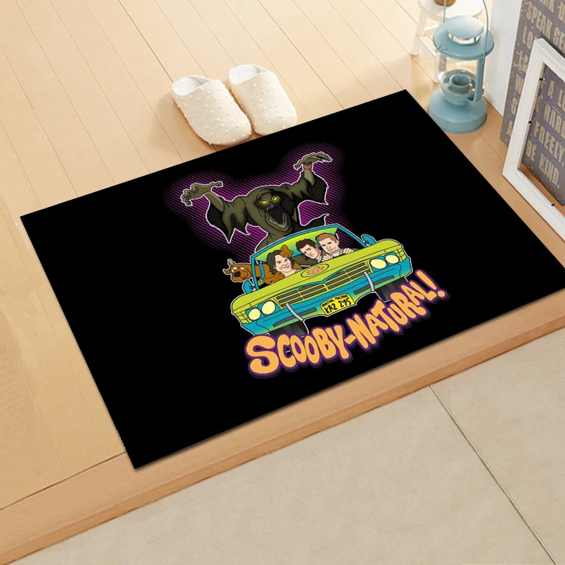 ScoobyNatural Crystal Velvet podlahová podlahová podložka dom koberec Dvere podložka