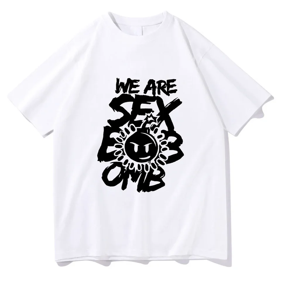 Scott Pilgrim Zlieva sa z tričku s tlačovým listom Sex bomba OMB Tshirt unisex vinobranie 100% bavlnené tričko voľné tričká