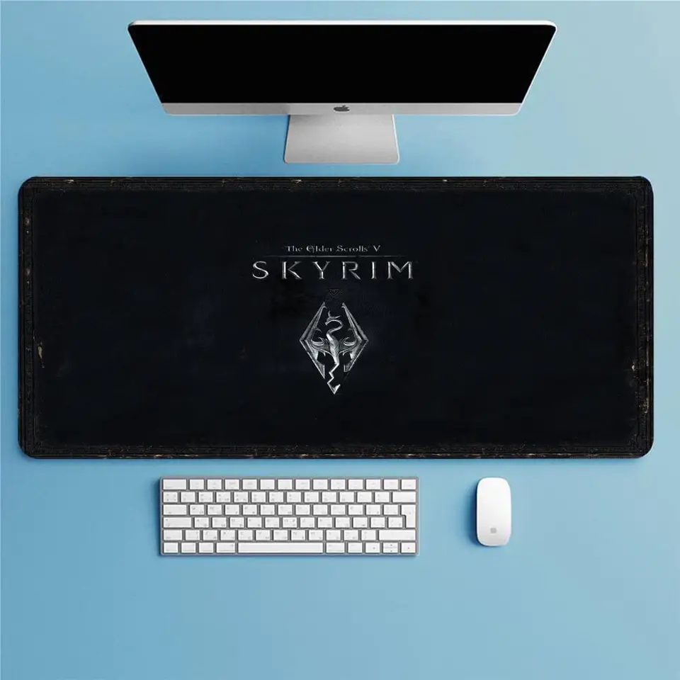 Scrolls V. Skyrims Mouse Pad Trendy Brand Cool & Simple Style Gumber Mouse podložky nadmerne veľkú hraničnú hranu