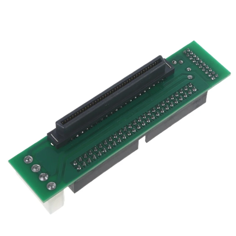 SCSI-80 PIN na 50-kolíkový SCA tvrdý adaptér, 50-kolíkový prenos kartu prevodníka Dropsale
