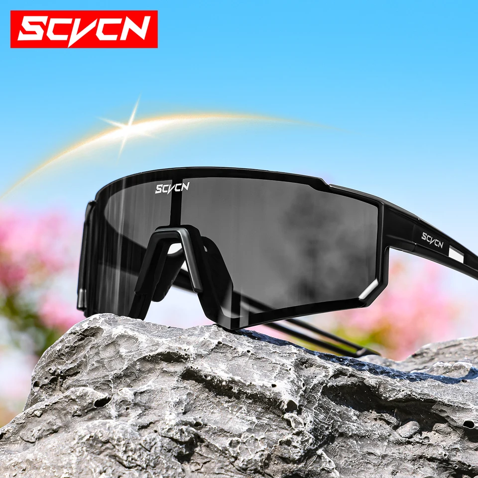 SCVCN Nové cyklistické slnečné okuliare Outdoor športové bežecké okuliare MTB Bicycle Glasses Men Dám