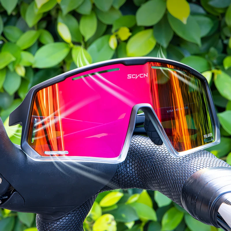 SCVCN Outdoor Polarizované cyklistické slnečné okuliare MTB okuliare Road Cycling UV400 Goggles Men Dámske športové turistické turistické okuliare