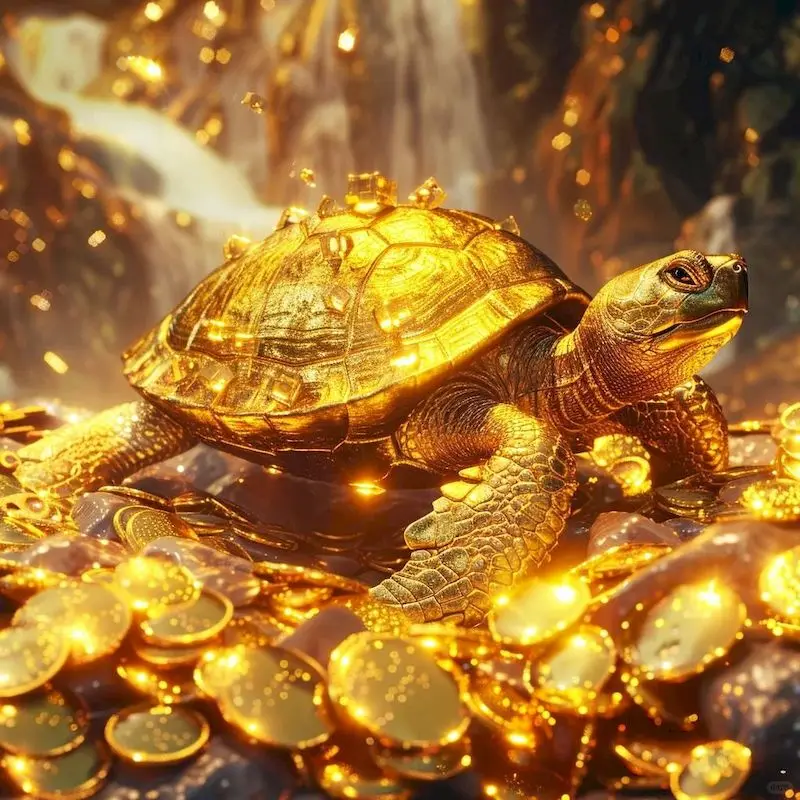 Sdoyuno 1 PC Gold Turtle DIY Diamond Painting Cross Stitch Kit Mosaic Art Diamond výšivka Domáca dekorácia
