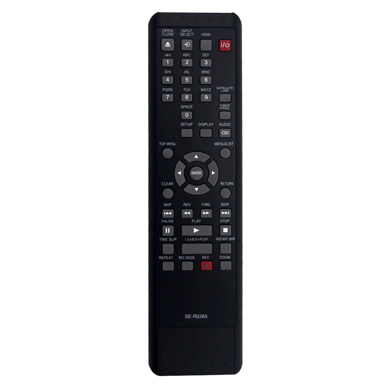 SE-R0265 Výmena diaľkového ovládania pre Toshiba DVD DVD záznamník D-R430 D-R420 D-KR40 D-R400 D-R410 D-KR10 D-KR10KU D-R410KU