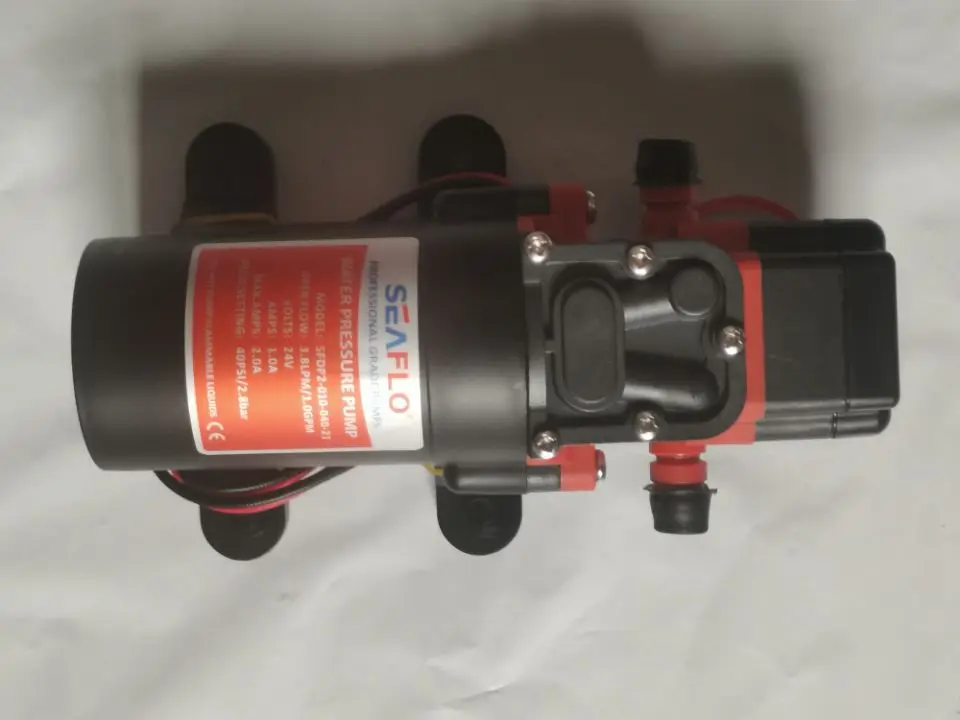 Seaflo 21 Series 12V SFDP1-010-040-21/24V SFDP2-010-040-21 1,2 GPM 35 PSI PUMPRAGM ČASA PRE CARAVAN/RV/LOW/MORINE