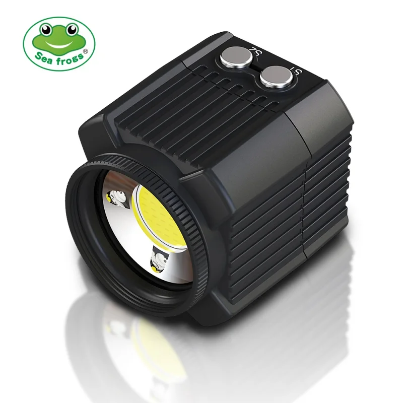 Seafrogs jasný 60 metrov vodotesná pod vodou LED svetlo vysokej sily pre GoPro Canon SLR Camery Funk
