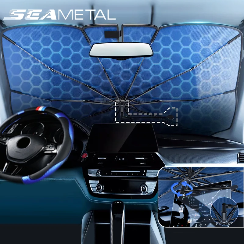 Seamer Car čelné sklo Sunshade dáždnik letný slnečný tieň ochranca slnečný sklo
