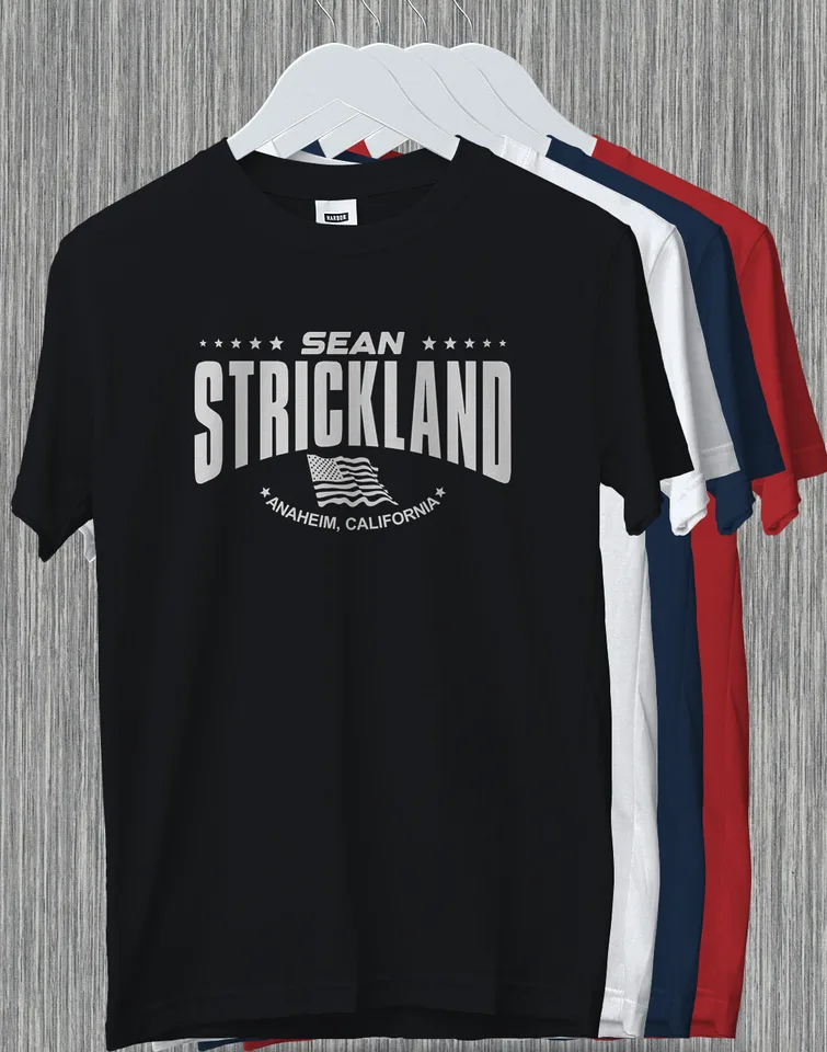 Sean Strickland Anaheim California American Fighter Forgight Darček Tričko