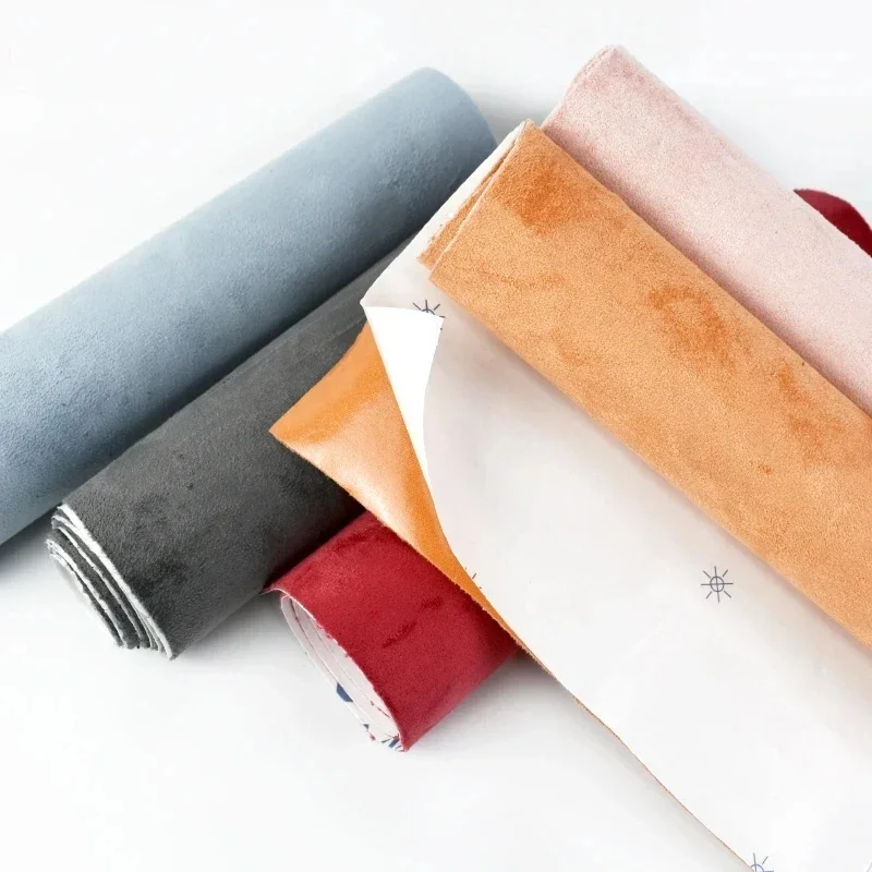 Sebalepina semišová tkanina lepkavá zamatová vložka Alcantara Wrap Roll Fabrics pre auto interiérové ​​čalúnenie opravy dverí panel