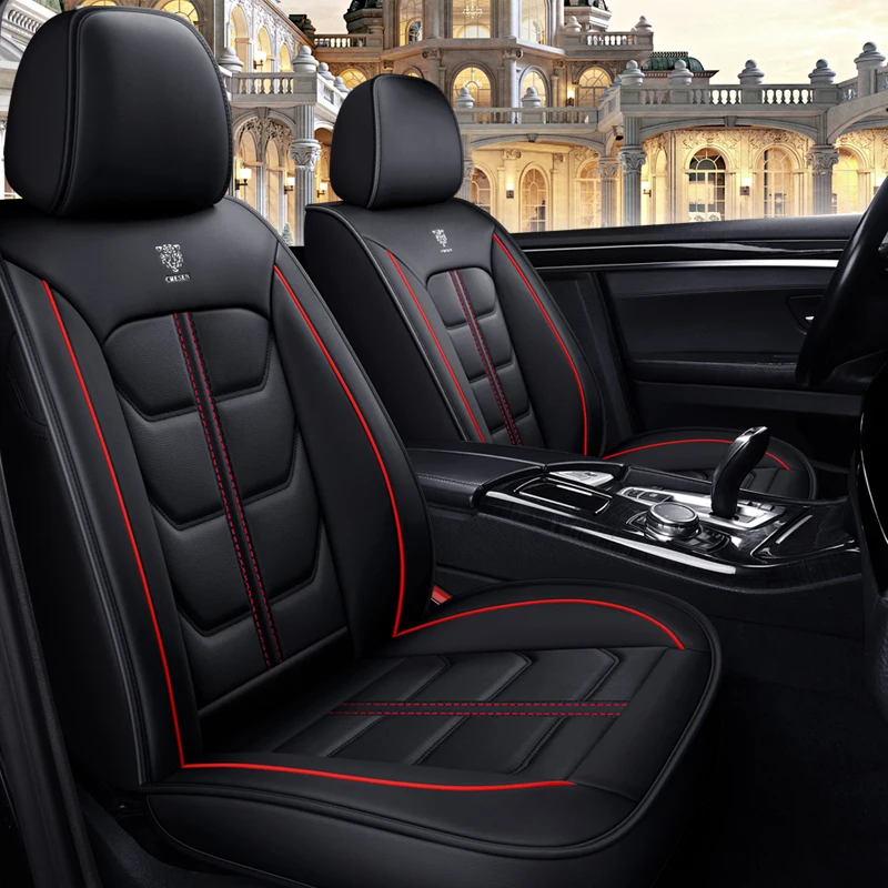 Sedadlá s univerzálnym štýlom 3D autosedačky pre Peugeot 407 Passat B5 Mercedes W203 W204 Megane 4 Interiérové ​​príslušenstvo Chrániče sedadiel