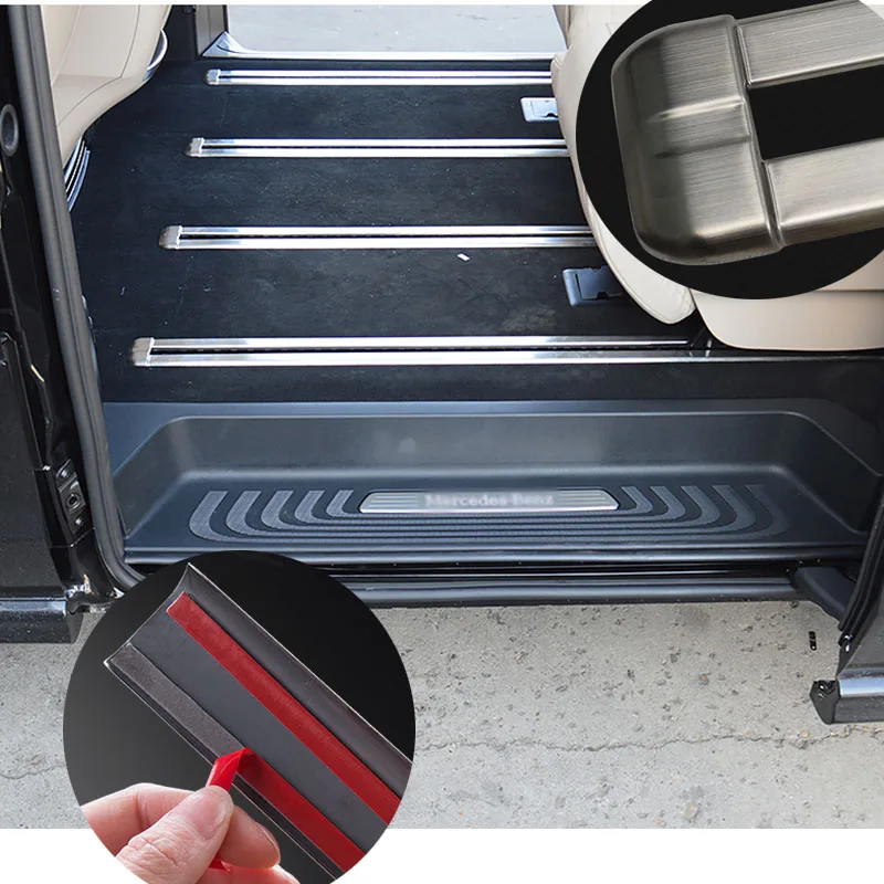 Sedadlá Tress Slide Slive Bar Rail Modification Dekorácia pre Mercedes-Benz V-Klasse Vito W447 Viano Valente V220 V250 V260