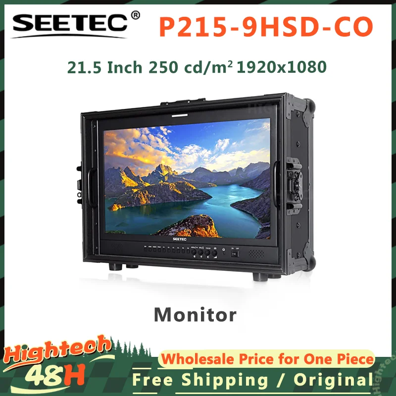 SEETEC P215-9HSD-CO 21,5 palca prepravovať monitor produkčnej výroby s 3G-SDI Full HD 1920x1080 Hliníkový dizajn