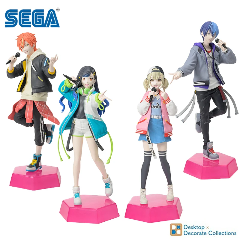 SEGA Desktop X Ozdobte zbierky Hatsune Miku: Farebné pódium! Shinonome Akito Azusawa Kohane Shiraishi a Aoyagi Toya Toya