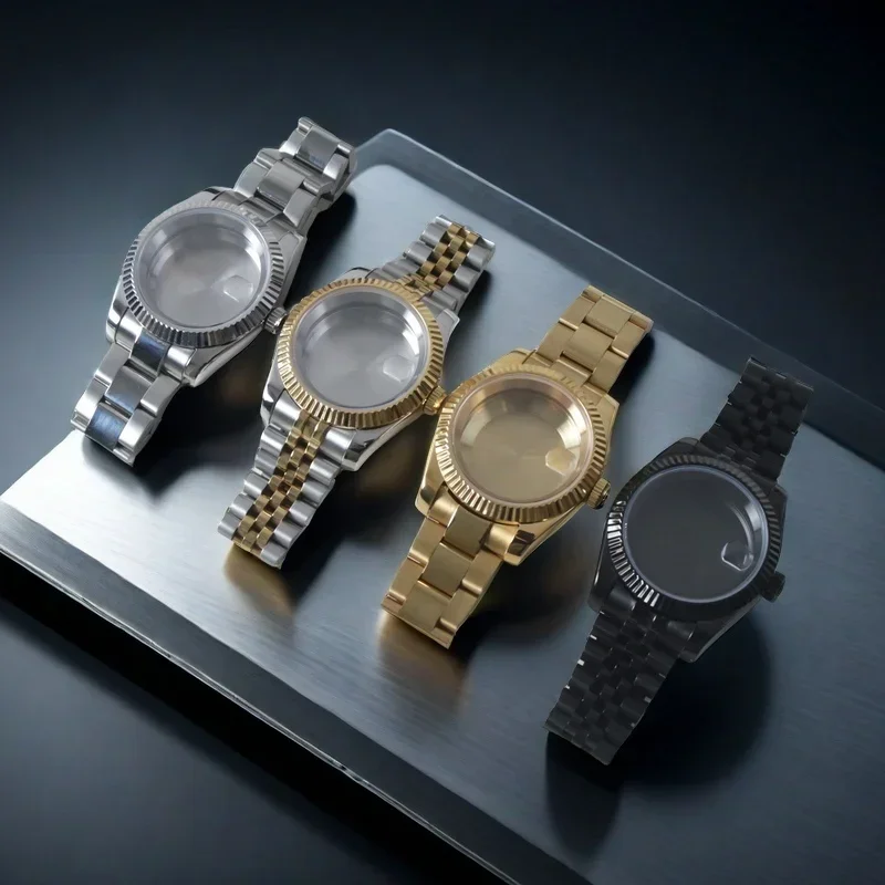 SEIKO MOD Watch puzdro pre NH35 Pohyb DATEJUST 316L z nehrdzavejúcej ocele zafír Crystal Cyclops Pánske náhradné príslušenstvo