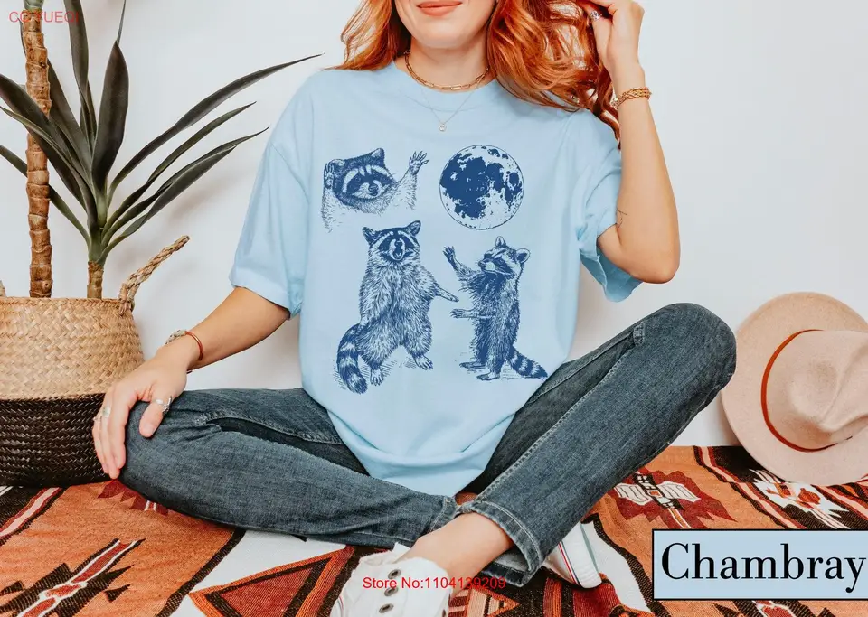 Selenophile T tričko Funny mýval Moon Comfort Colors pre neho a jej milenec zoo príroda duchovná
