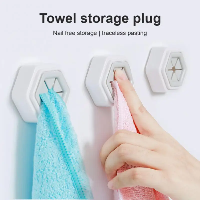 Self Adhesive Držiak na uterák Sucker stena stojan na umývanie handričku handra hák na utierku uterák uterák
