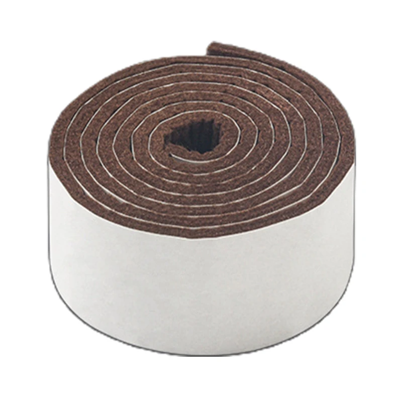 Self Adhesive Felt Feet Chrániče nohy pre podlahy z tvrdého dreva voľne plodina protiškriabajúci nábytkové nohy biele/hnedé L9be