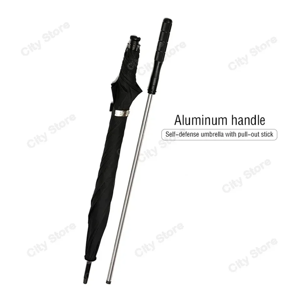 Self-Defense Walking Cande Stick 2-v-1 Nákladný veterný ochrana proti ochrane UV UV Dáša