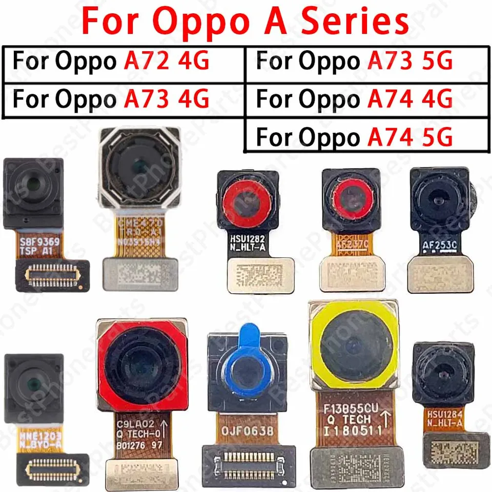 Selfie predná a zadná kamera pre OPPO A72 A73 A74 4G 5G Modul spätného zobrazenia