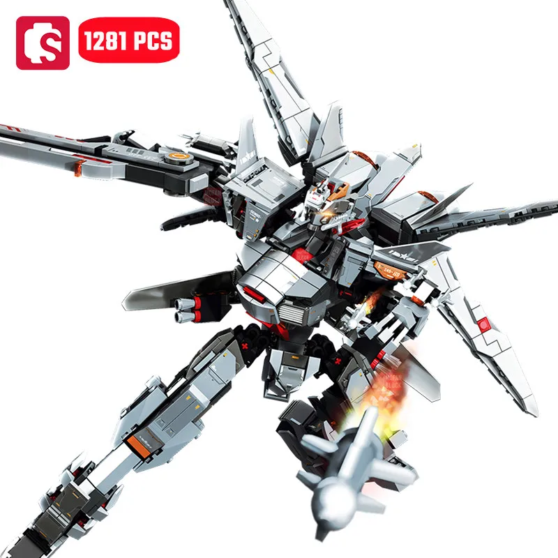 SEMBO 1281KS J-20 Fighter Robot Model Building Bloky MOC MOLICKÉ LIETALE MECBALE ZHNOVANIE TEHADY