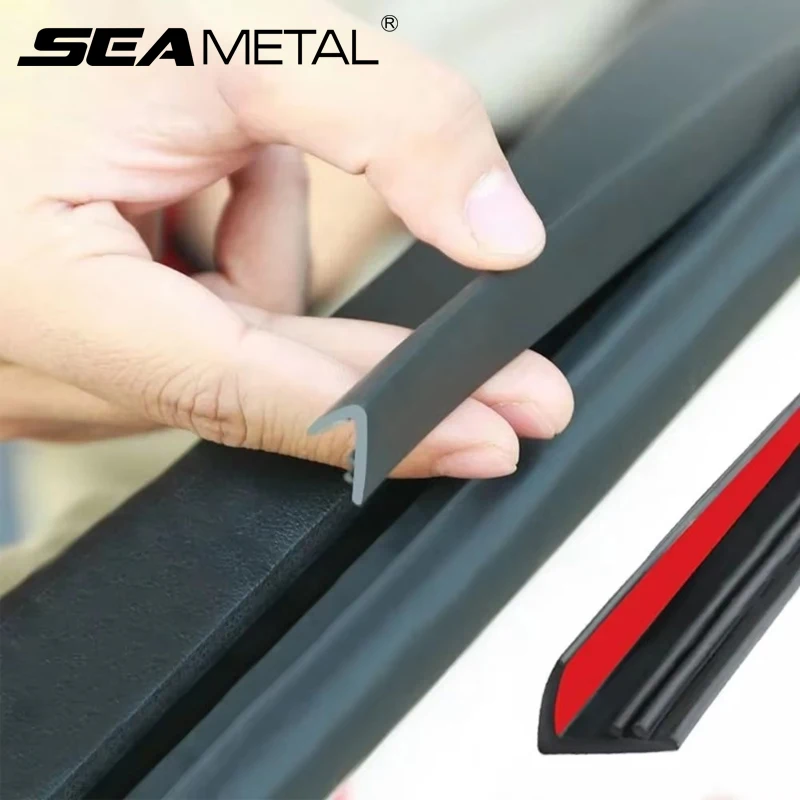 Semetal Auto bočné okenné tesnenie prúžk gumové gumové automatické okenné výplňové ochranné prúžky šumi