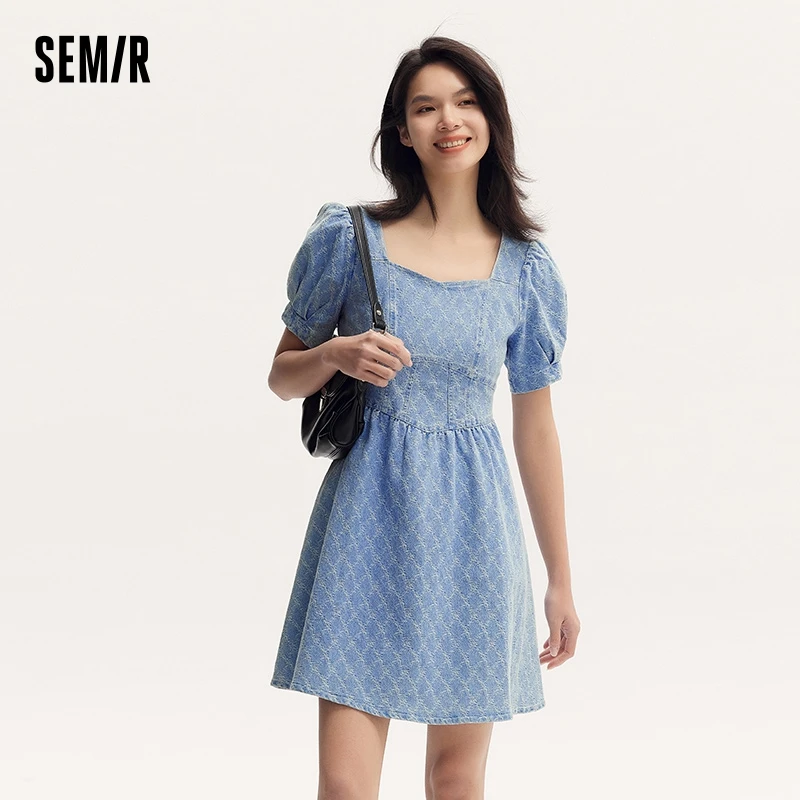 Semir Denim Denim šaty sladké chladné letné oblečenie