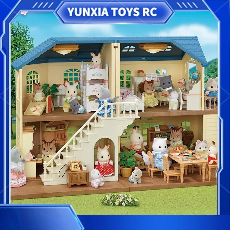 Senbeier Family Garage Villa Gift Set Playhouse Exclusive House Limited Návrat Detský darček k narodeninám Hračka