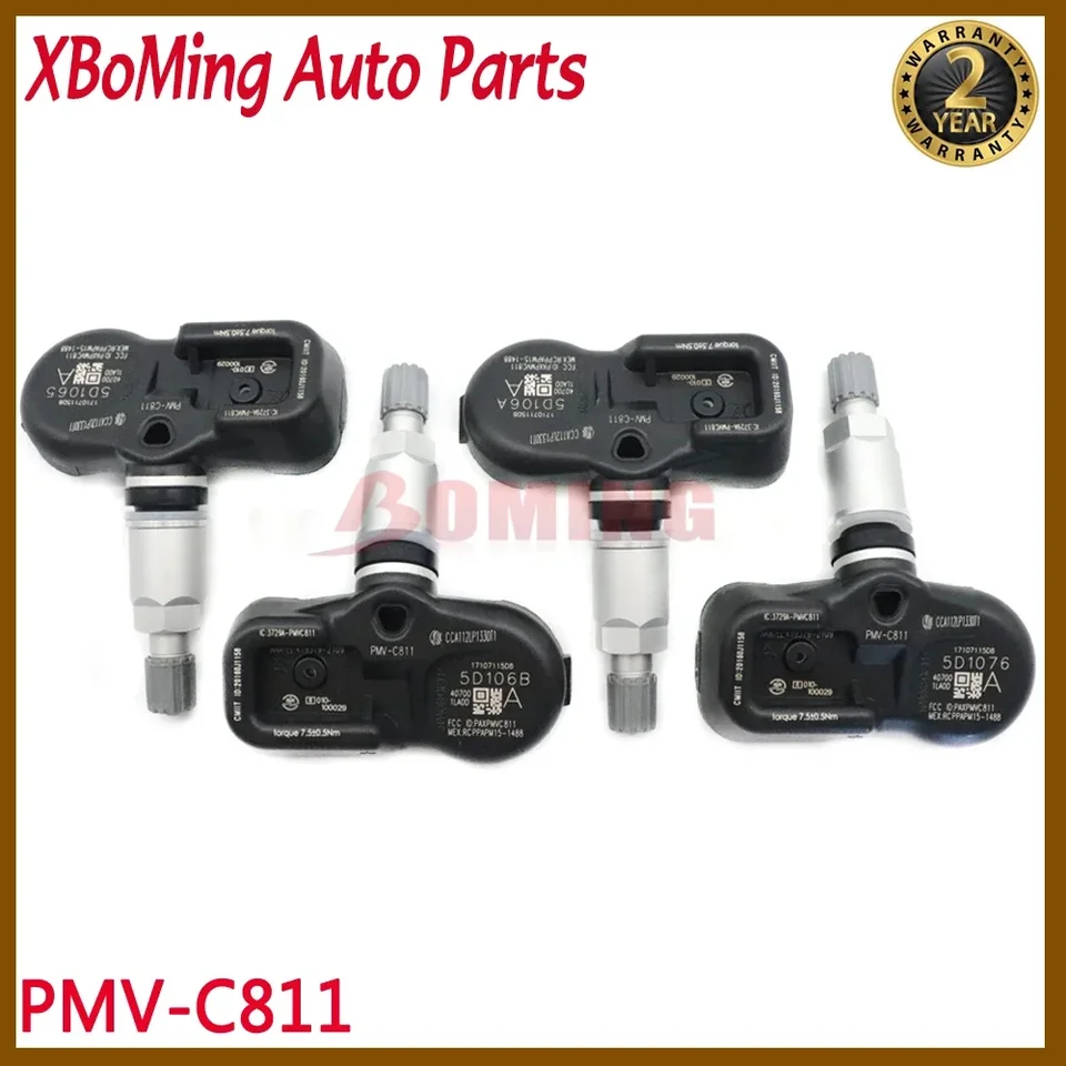 Senzor monitorovania tlaku v pneumatikách PMV-C811 pre Nissan 370Z Cube Juke Leaf Quest Infiniti QX50 QX56 QX70 QX80 315MHz PMVC811