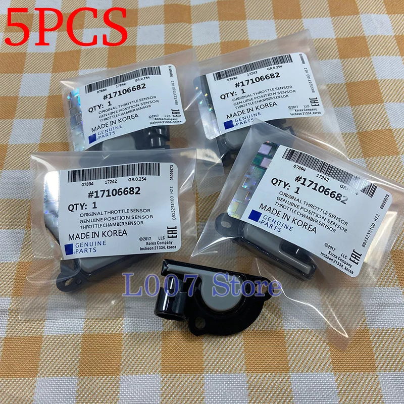 Senzor polohy škrtiacej klapky 5ks pre Buick Excelle Chevrolet Aveo Cadillac GMC Opel Corsa Meriva Optra OE# 17106682 17106681