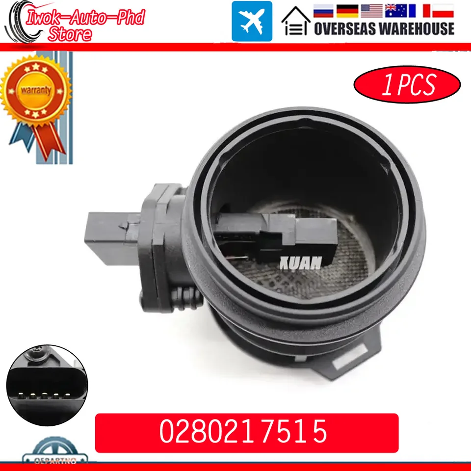 Senzor prietoku vzduchu pre hmotnosť vozidla pre Mercedes-Benz W210 W211 S210 S211 E240 E280 E320 S202 0280217515 0280217516 A1120940048