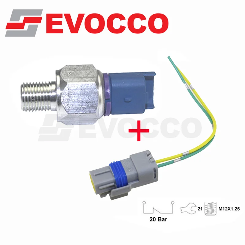 Senzor tlaku oleja na posilňovač riadenia a konektor pull pre Citroen Berlingo C4 XSara Picasso XM 1.1 1,4 1,6 1,8 2.0