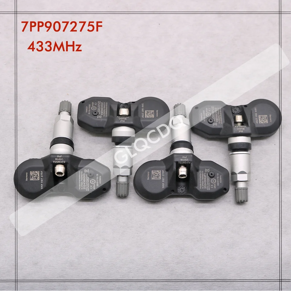 Senzory pneumatík pre 2001-2010 Audi A4 Cabriolet Tire Sensor TPMS 433MHz 7pp907275f 7pp 907 275f 4D0907275B