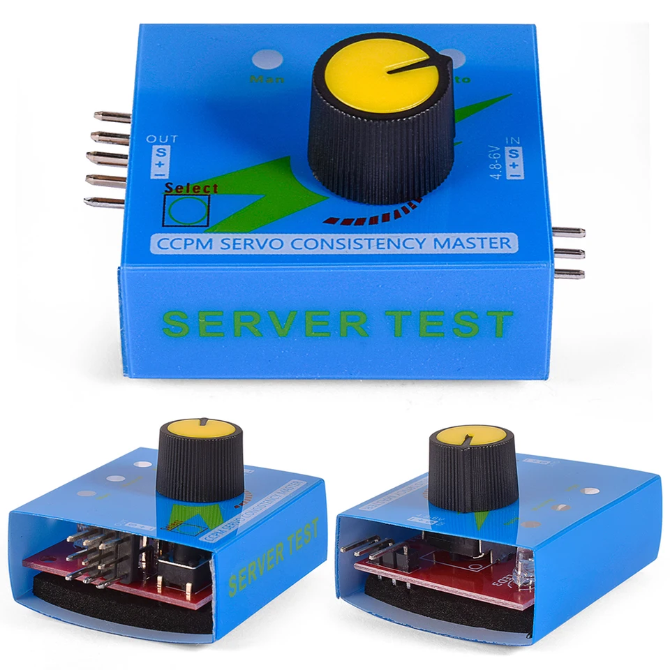 Servo tester RC 3ch Digital Multi ESC 3 indikátor prevodového stupňa Ovládanie rýchlosti svetla kontrolóra motora Testovanie elektrického nastavenia testera