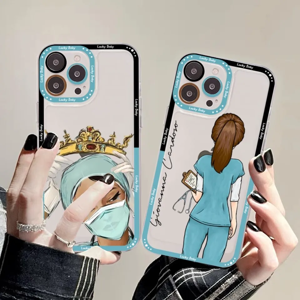 Sestra Medical Medicine Health Case pre srdcový telefón pre Samsung A 10 20 30 70 13 21 32 72 22 51 52 53 71 73 32 4G 32 5G Fundas