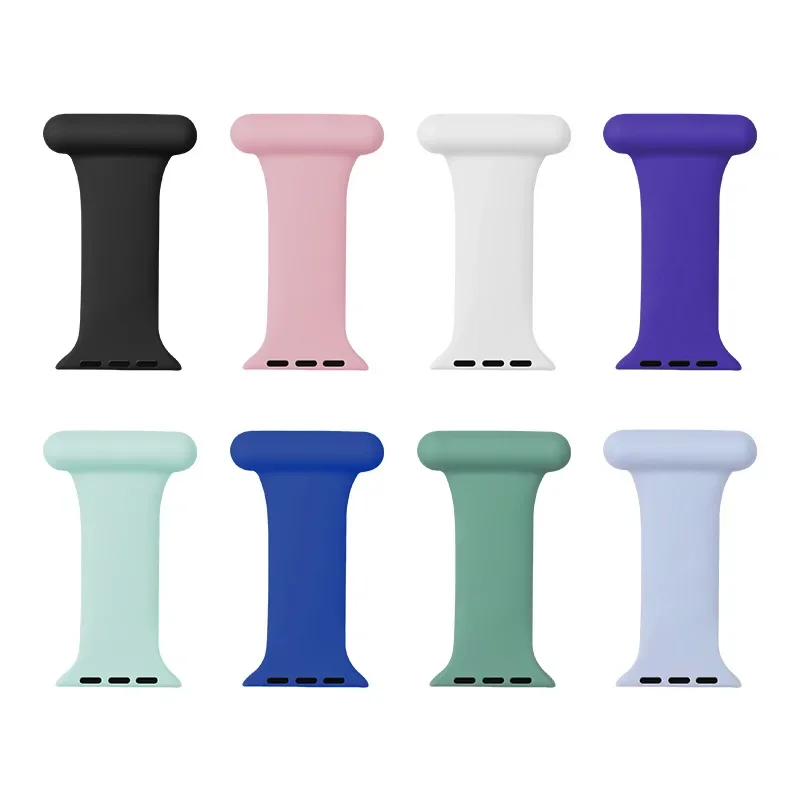 Sestra Watch Pin for iWatch Series 5 3 4 6 SE Silikone Watch popruh pre Apple Watch Band 38 mm 42 mm 44 mm 40 mm náramok náramok